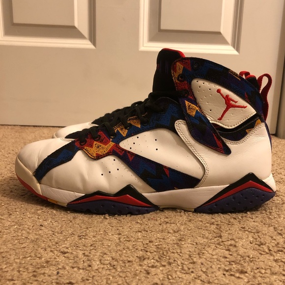 Nike Air Jordan 7 Retro - Ugly Sweaters - Sz 11 🔥 - Picture 4 of 8